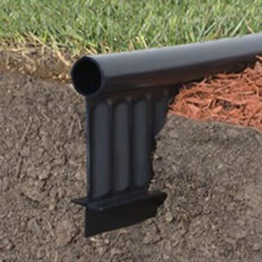 Alpha Edge 20-ft professional landscape edging for mulch, rock, and garden borders