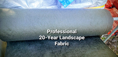 Professional 20-year heavy-duty non-woven landscape fabric roll for weed control